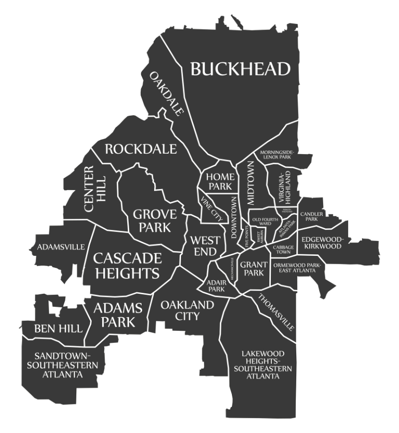 Map of Atlanta